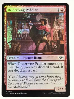 Discerning Peddler FOIL Outlaws of Thunder Junction 121 NM Magic MTG - Image 1
