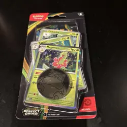 Pokemon Perfect Order Premium Checklane Blister Booster Pack Meganium Line | NEW - Image 1