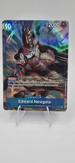 Edward.Newgate (Alternate Art) OP13-042 Carrying On His Will Foil One Piece TCG - Image 1