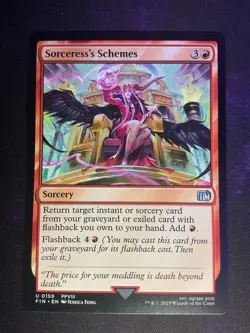 MTG * Sorceress's Schemes Final Fantasy * 1X * NM - Image 1