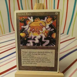 Cursed Rack Fourth 4th Edition MTG Magic ARTIFACT NM BULK DISCOUNT - Image 1