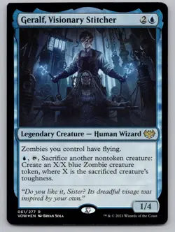 Geralf, Visionary Stitcher 61 Innistrad: Crimson Vow MTG Foil NM - Image 1