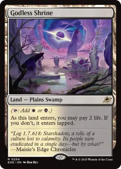 MTG Godless Shrine Edge of Eternities - Image 1