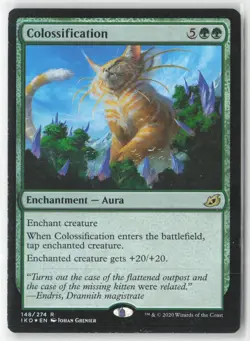 Colossification 148 Rare Ikoria: Lair of Behemoths Magic: The Gathering Foil NM - Image 1