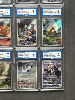 Pokemon Graded Bundle Of Slabs Art Rare And Character Rare Lot Of Ten AEY 7 NM - Image 5