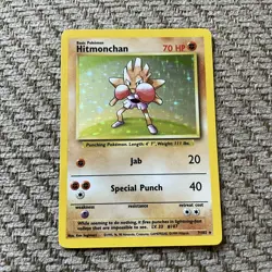 HITMONCHAN - Base Set 1999 HOLO 7/102 - Pokemon Card 1999 - NM - Image 1