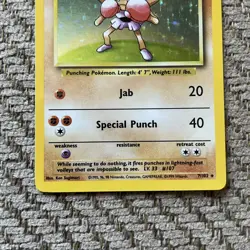 HITMONCHAN - Base Set 1999 HOLO 7/102 - Pokemon Card 1999 - NM - Image 2