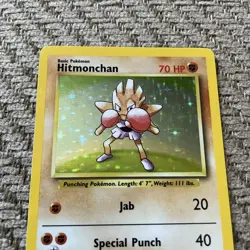 HITMONCHAN - Base Set 1999 HOLO 7/102 - Pokemon Card 1999 - NM - Image 3