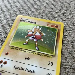 HITMONCHAN - Base Set 1999 HOLO 7/102 - Pokemon Card 1999 - NM - Image 5