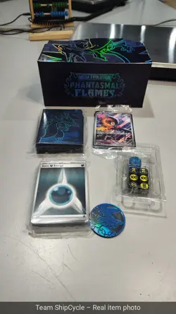Pokemon TCG Phantasmal Flames Charcadet Pokemon Center Promo and Accesso G2U - Image 2