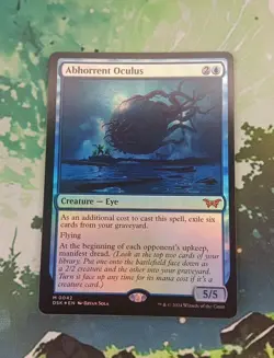 MTG-Abhorrent Oculus #42-DSK-Foil Mythic-NM Condition - Image 1