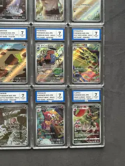 Pokemon Graded Bundle Of Slabs Art Rare And Character Rare Lot Of Ten AEY 7 NM - Image 5