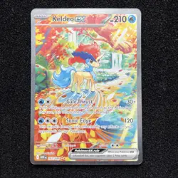 Keldeo ex SIR 167/086 English White Flare Pokemon Scarlet & Violet NM - Image 1