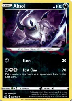 ABSOL 076/159 HOLO R CROWN ZENITH POKEMON HOLO MP - Image 1