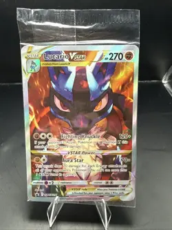 Pokemon Lucario VSTAR Promo Sword and Shield Promo SWSH291 Sealed - Image 1