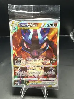 Pokemon Lucario VSTAR Promo Sword and Shield Promo SWSH291 Sealed - Image 2