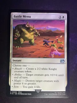 MTG * Battle Menu Final Fantasy * 1X * NM - Image 1