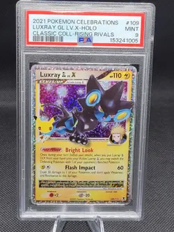 PSA 9 LUXRAY LV.X HOLO CELEBRATIONS CLASSIC POKEMON BM - Image 1