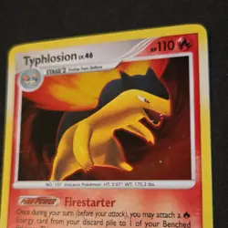 Pokemon Typhlosion 16/123 Mysterious Treasures Holo Rare Stage 2 2007 LP - Image 3