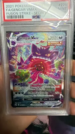 Pokemon TCG Gengar VMax 271/264 Alternative Art Secret Fusion Strike PSA 9 MINT - Image 4