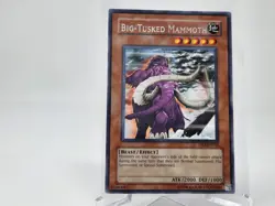 YuGiOh Big-Tusked Mammoth DR3-EN135 Dark Revelation Unlimited Rare NM - Image 1