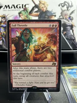 MTG Magic the Gathering Full Throttle Card Aetherdrift Regular Rare 127/568 - Image 1