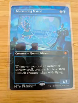 MTG Murmuring Mystic (Borderless) Secrets of Strixhaven Special Guests M/NM - Image 1