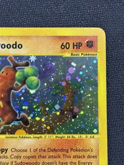 Pokemon TCG Sudowoodo H24/H32 Aquapolis Holo Rare Near Mint - Image 3