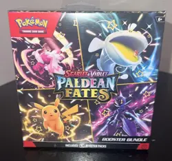POKEMON TCG SCARLET & VIOLET PALDEAN FATES BOOSTER BUNDLE 6 PACKS SEALED NEW - Image 1