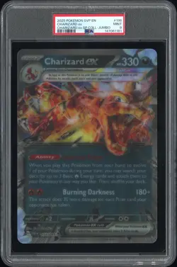 2025 POKEMON SVP EN-SV BLACK STAR PROMO #196 CHARIZARD EX PSA 9 - Image 1