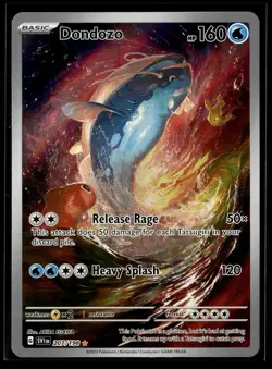 Dondozo 207/198 Illustration Rare Scarlet & Violet Pokemon NM/M - Image 1
