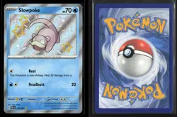 Slowpoke 116/091 Shiny Rare Paldean Fates Pokemon NM/M - Image 3