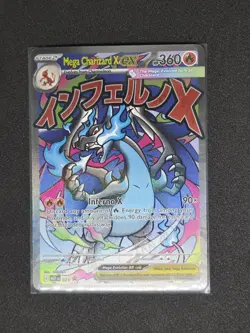 Pokemon TCG Mega Promo - Mega Charizard X EX MEP023 Black Star Promo NM - Image 1