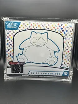 Pokemon Scarlet & Violet 151 Elite Trainer Box Sealed With Acrylic Case 820650853159 - Image 1
