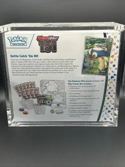 Pokemon Scarlet & Violet 151 Elite Trainer Box Sealed With Acrylic Case 820650853159 - Image 2