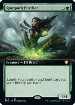 MTG English Rootpath Purifier (Extended Art) NM Foil - Image 1