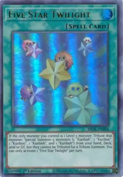 1x (EX) Five Star Twilight - BROL-EN006 - Ultra Rare - 1st Edition YuGiOh - Image 1