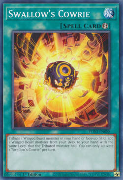 Swallow's Cowrie PHNI-EN088 1st ED Yu-Gi-Oh! - Image 1