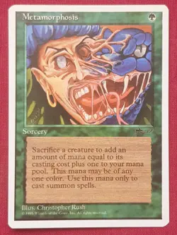 Magic The Gathering CHRONICLES METAMORPHOSIS green card MTG - Image 1