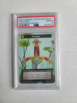 Sorcery Excalibur PSA 10 GEM MINT Unique Card Arthurian Legends RARE! - Image 4