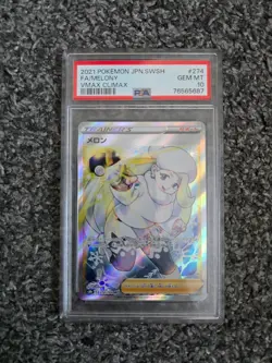 PSA 10 Melony 274/184 s8b Pokemon Japanese VMAX Climax Full Art Graded Card - Image 1