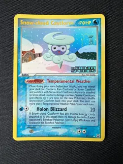 Snow-cloud Castform 29/113 EX Delta Species Pokemon Card Reverse Holo Rare NM - Image 1