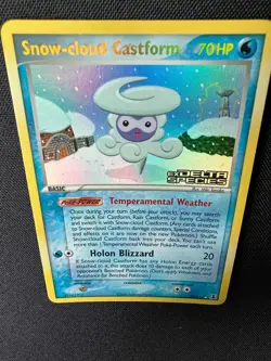 Snow-cloud Castform 29/113 EX Delta Species Pokemon Card Reverse Holo Rare NM - Image 2