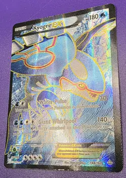 Kyogre EX 148/160 Full Art XY Primal Clash Holo 2015 LP NM Pokemon TCG Card - Image 5