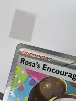 Rosa's Encouragement 123/088 SIR Perfect Order Pokemon Card Full Art Trainer - Image 3