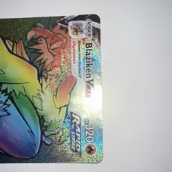 Pokemon Blaziken VMAX Secret Rare Full Art Rapid Strike Chilling Reign Holo Card - Image 3