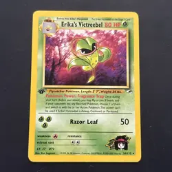 Pokemon Cards: Gym Heroes 1st Edition Rare: Erika's Victreebel 26/132 - Image 1