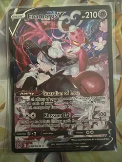 Pokemon TCG Enamorus v Lost Origin Trainer Gallery Card TG18/TG30 NM - Image 1