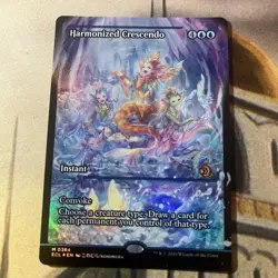 MTG / Harmonized Crescendo - Showcase Foil / Nm & Never Played - Image 1