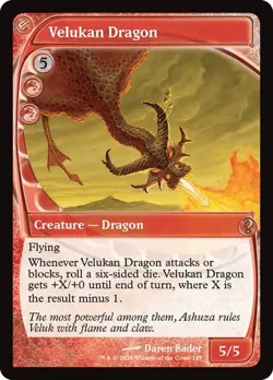 MTG - Velukan Dragon - Future Sight Frame - MB2 - Magic the Gathering - Image 1